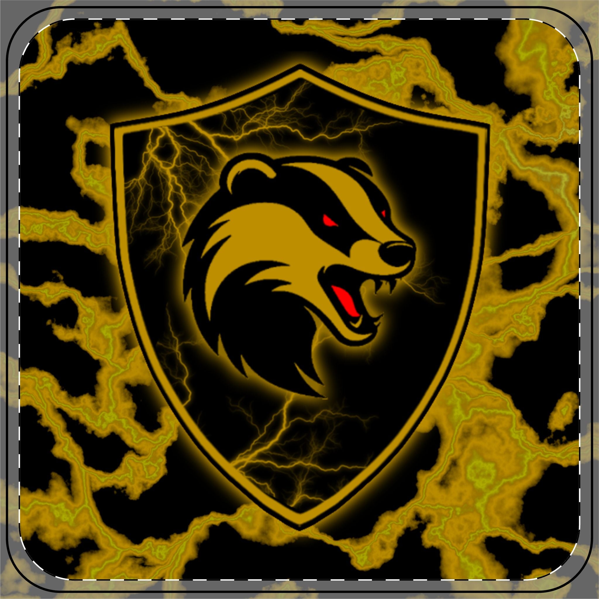 Honey Badgers Coaster