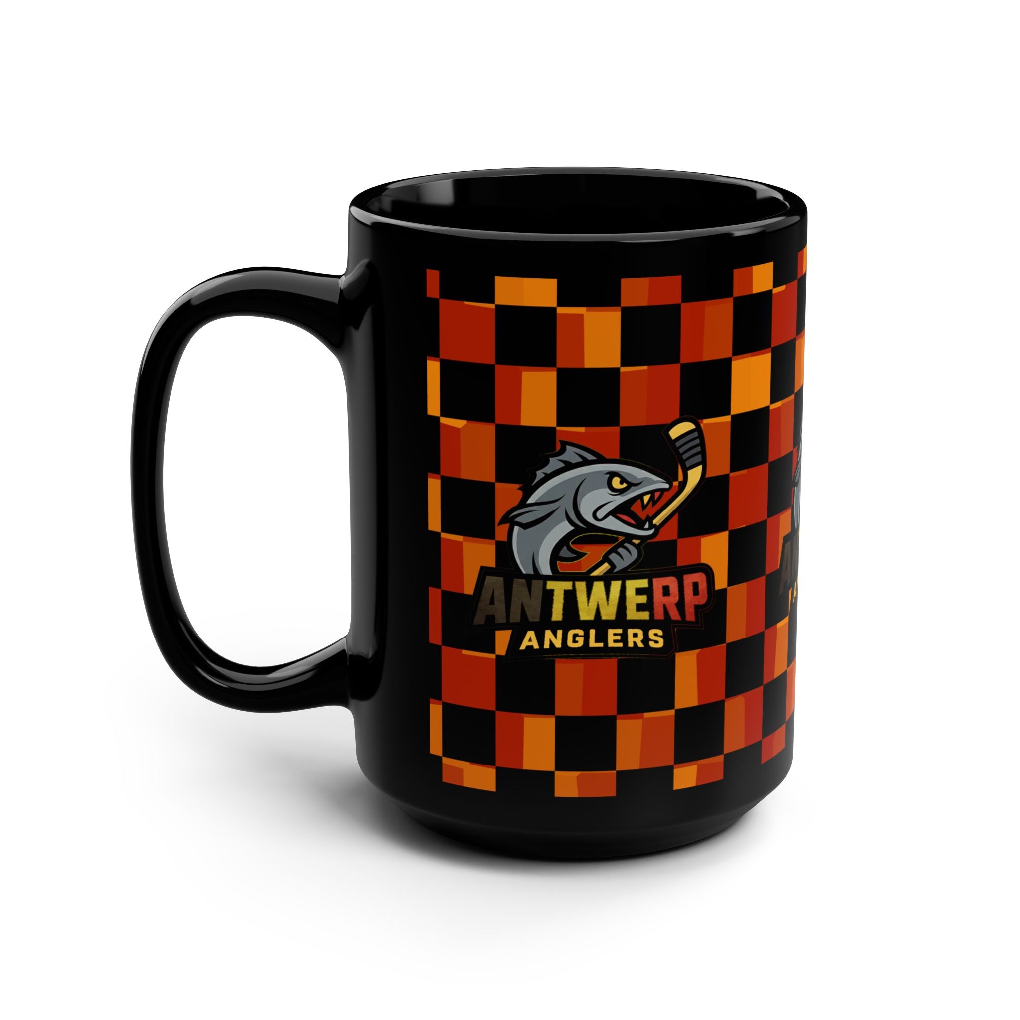 Antwerp Anglers 15oz Black Mug