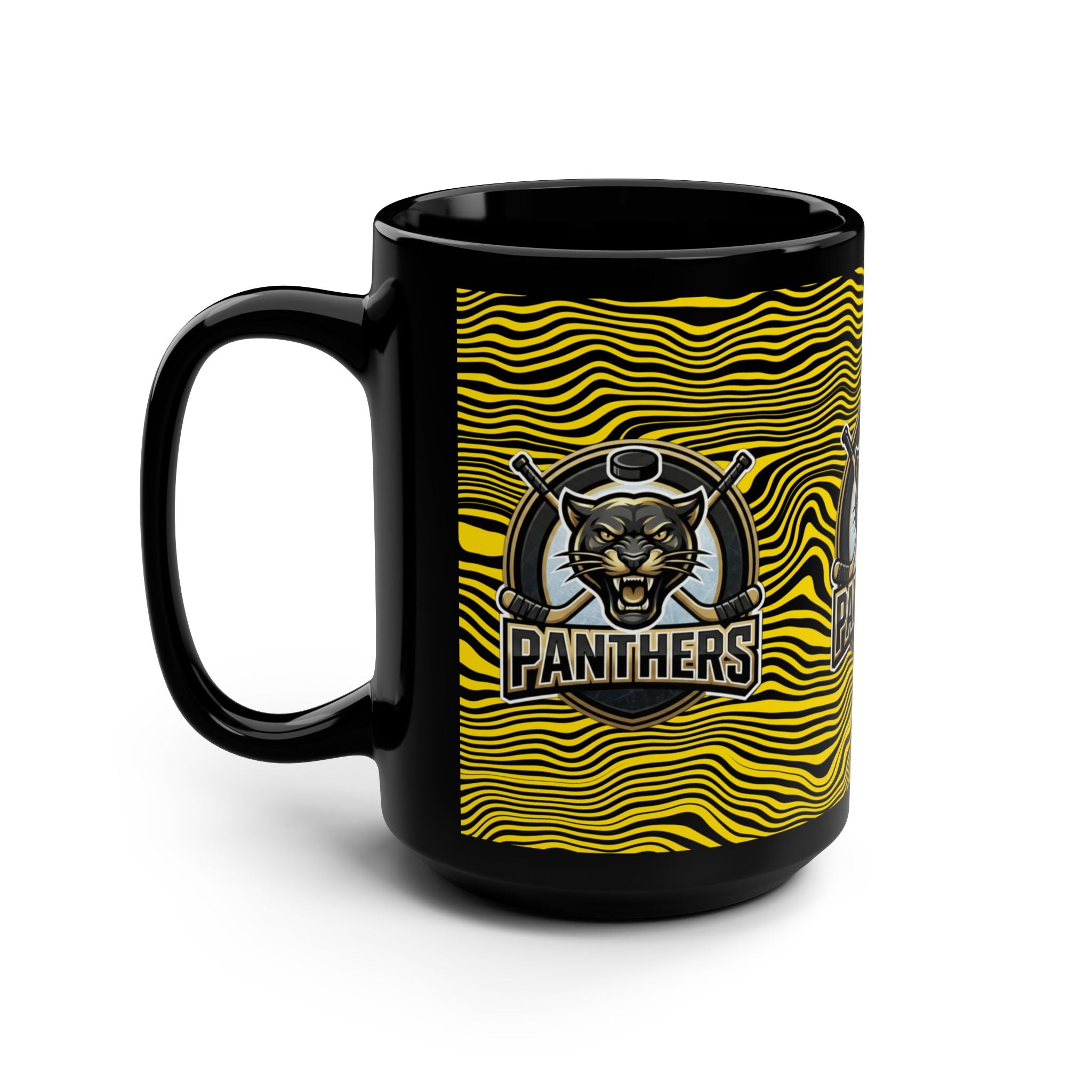 Panthers 15oz Black Mug