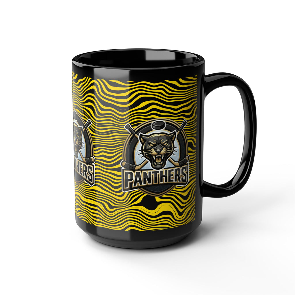 Panthers 15oz Black Mug