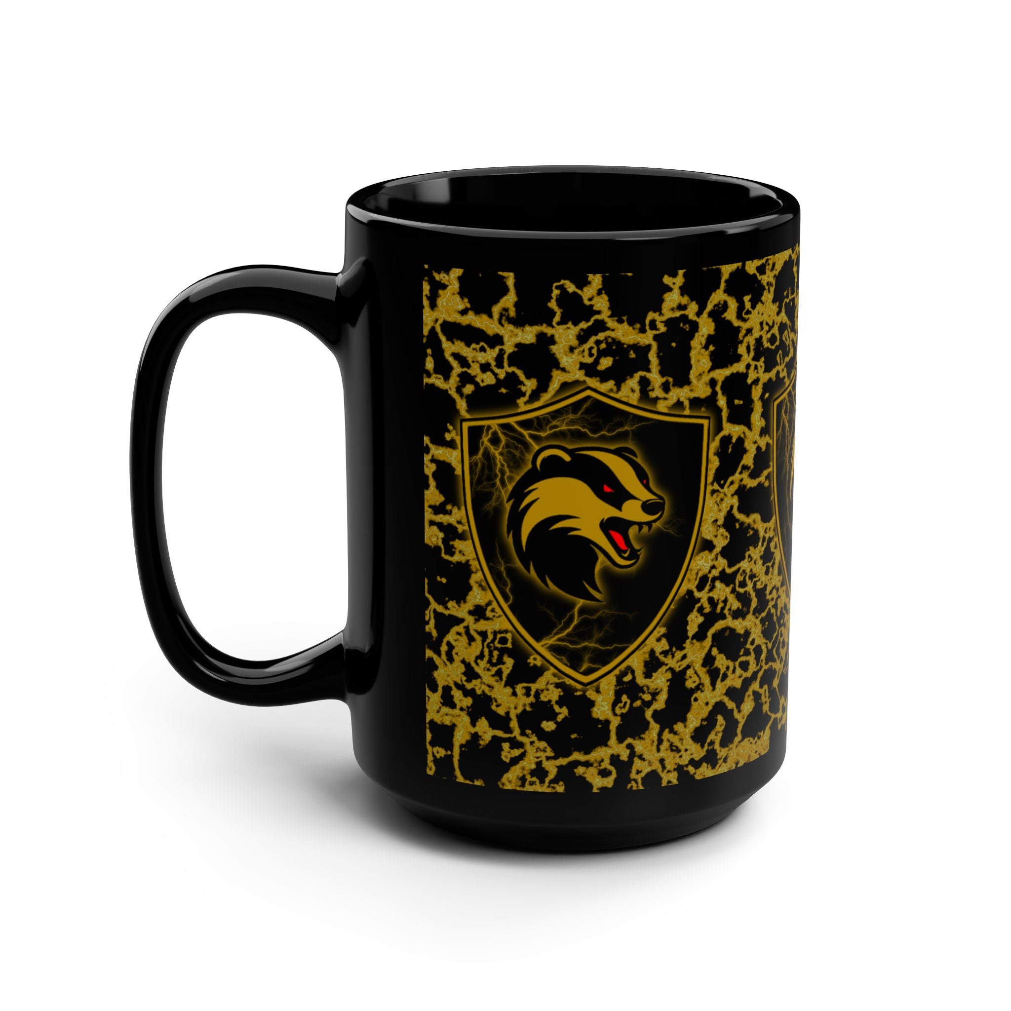 Honey Badgers 15oz Black Mug
