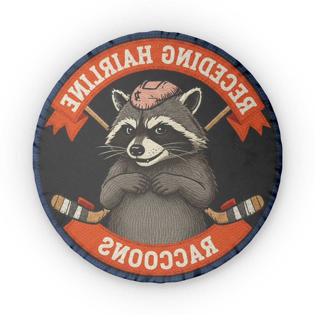 Receding Hairline Raccoons Pillow