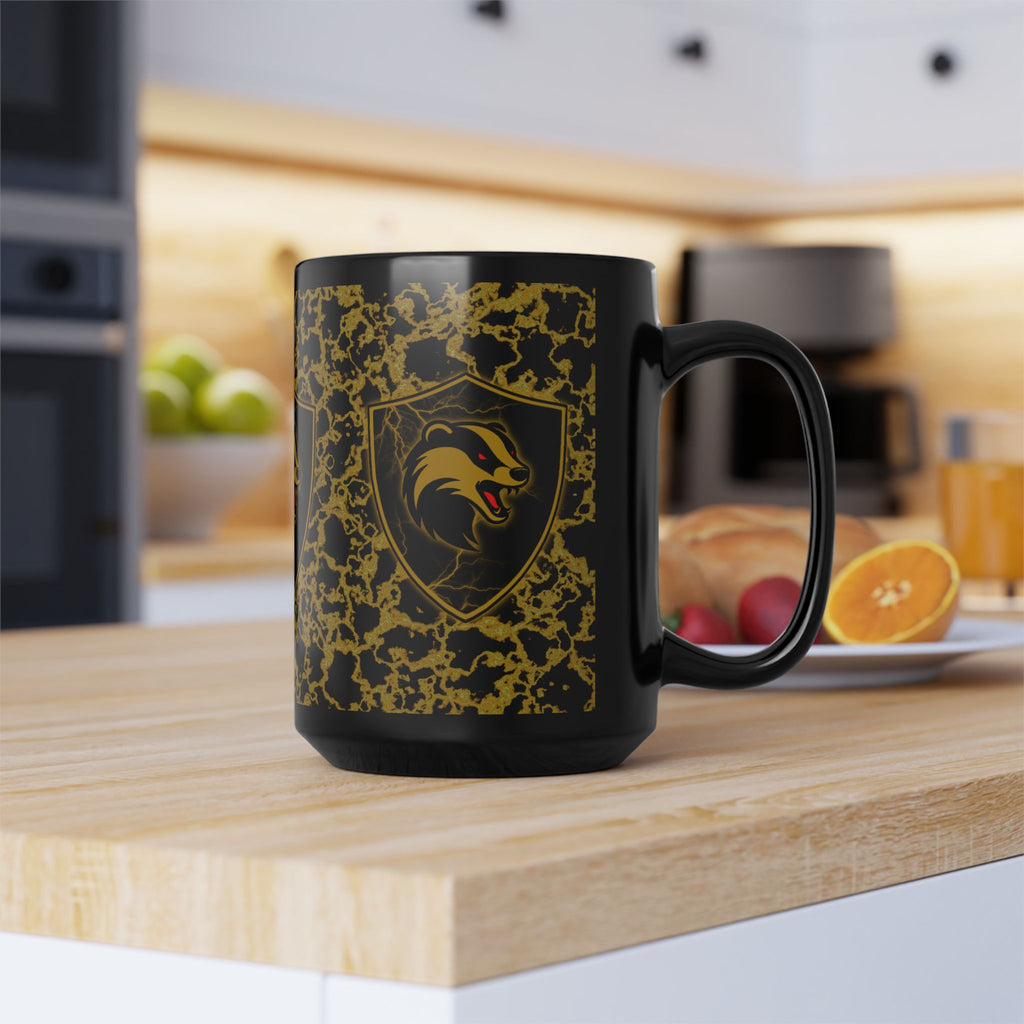 Honey Badgers 15oz Black Mug