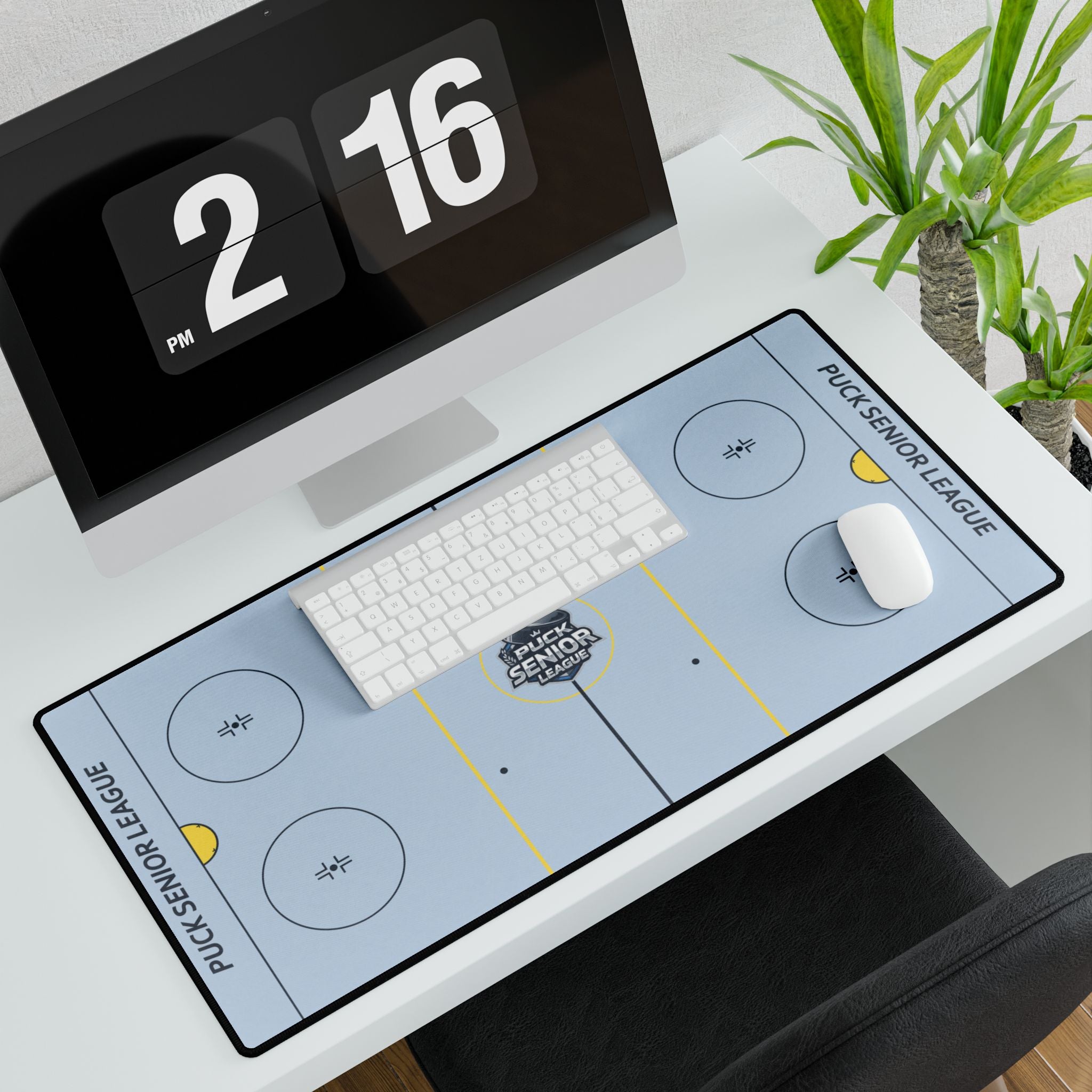 Large PSL Rink (Blue) Desk Mat 31.5" x 15.5"