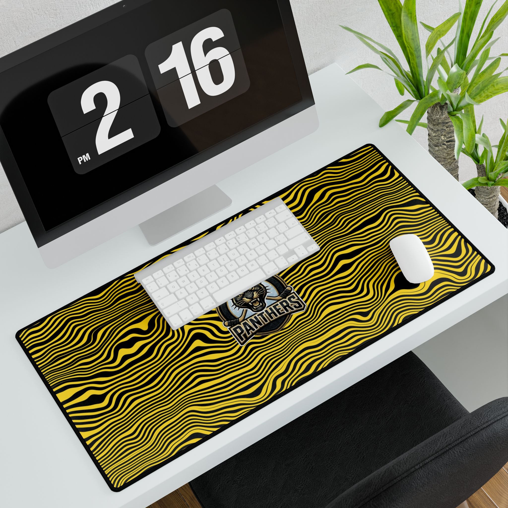 Large Panthers Desk Mat 31.5" x 15.5"