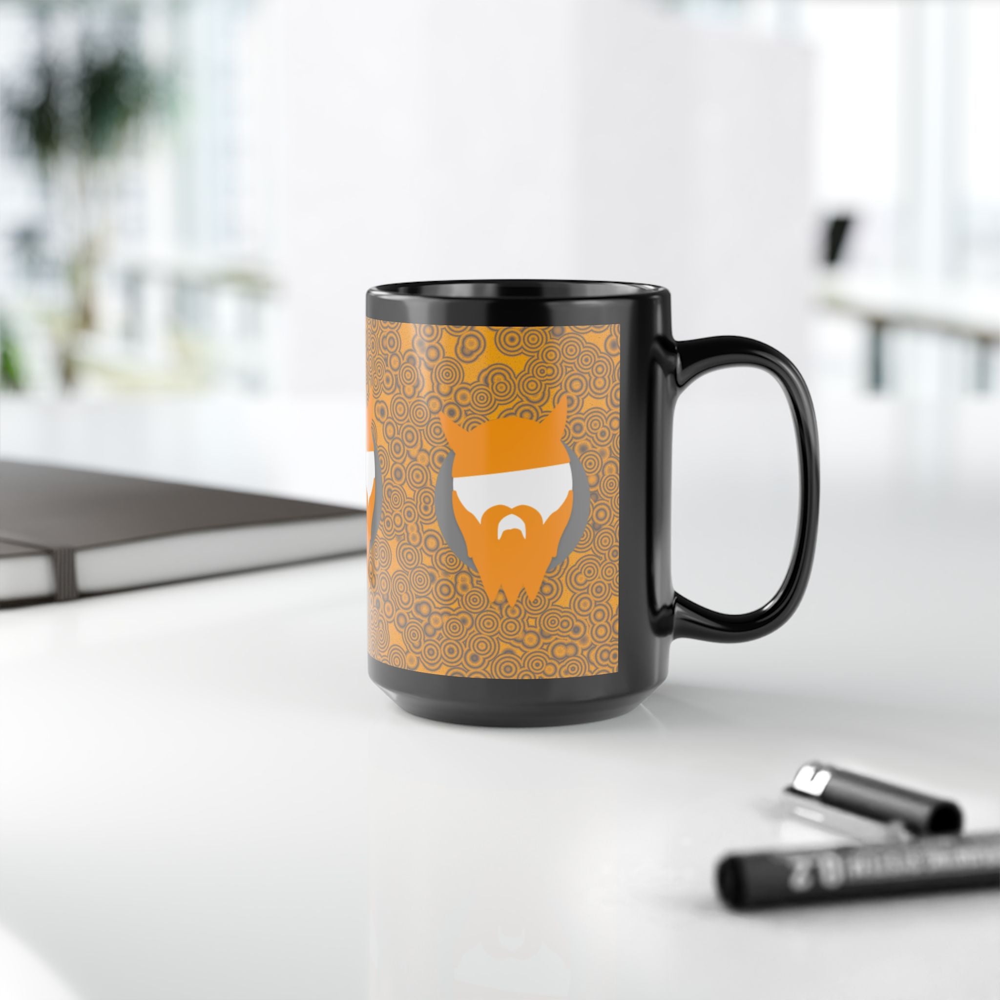 Nordic Union 15oz Black Mug