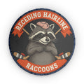 Receding Hairline Raccoons Pillow
