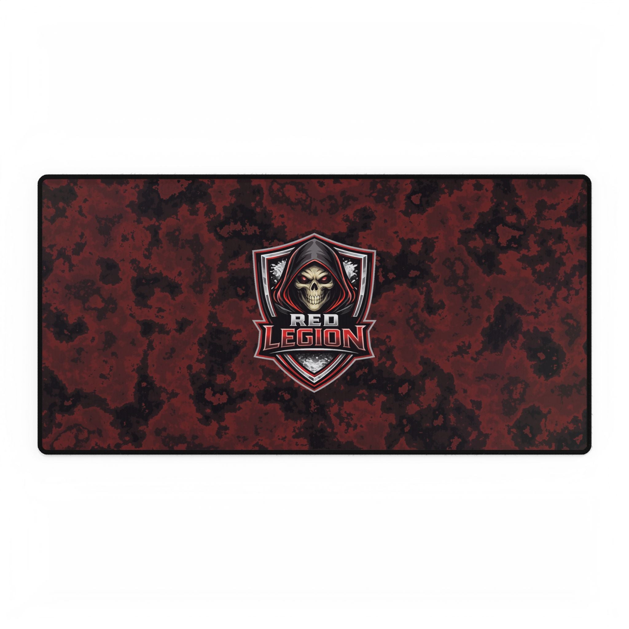 Large Red Legion Desk Mat 31.5" x 15.5"