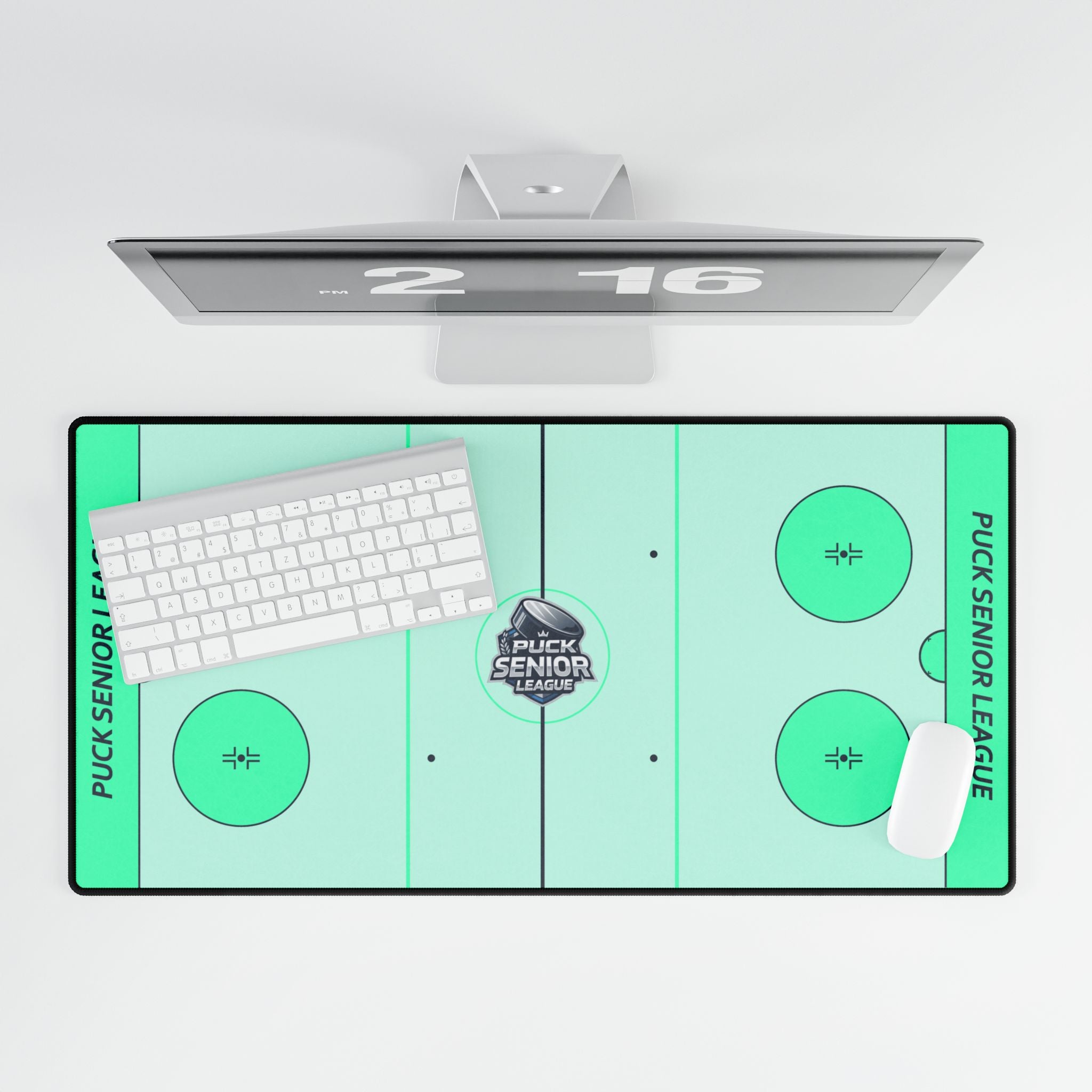 Large PSL Rink (Green) Desk Mat 31.5" x 15.5"