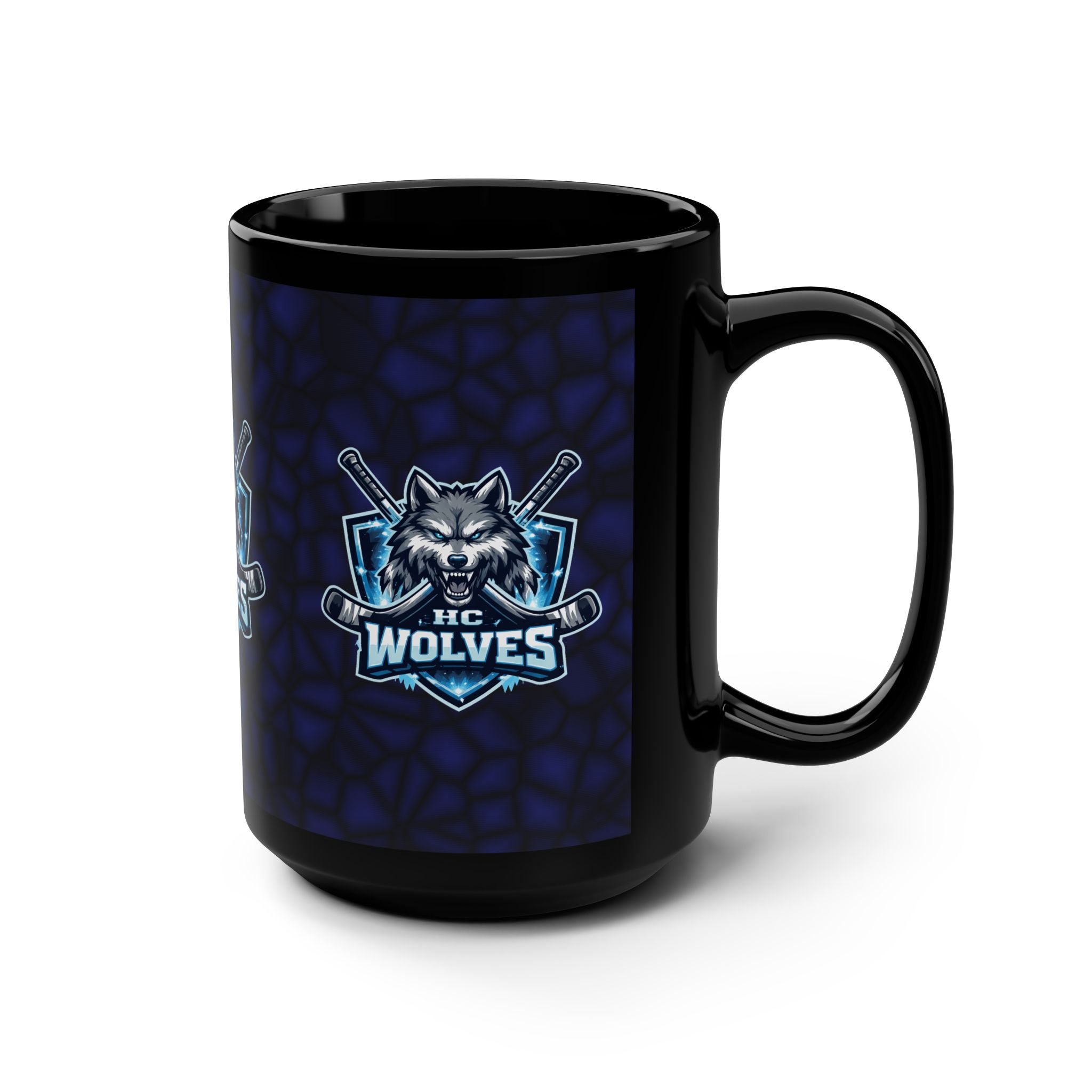 HC Wolves 15oz Black Mug