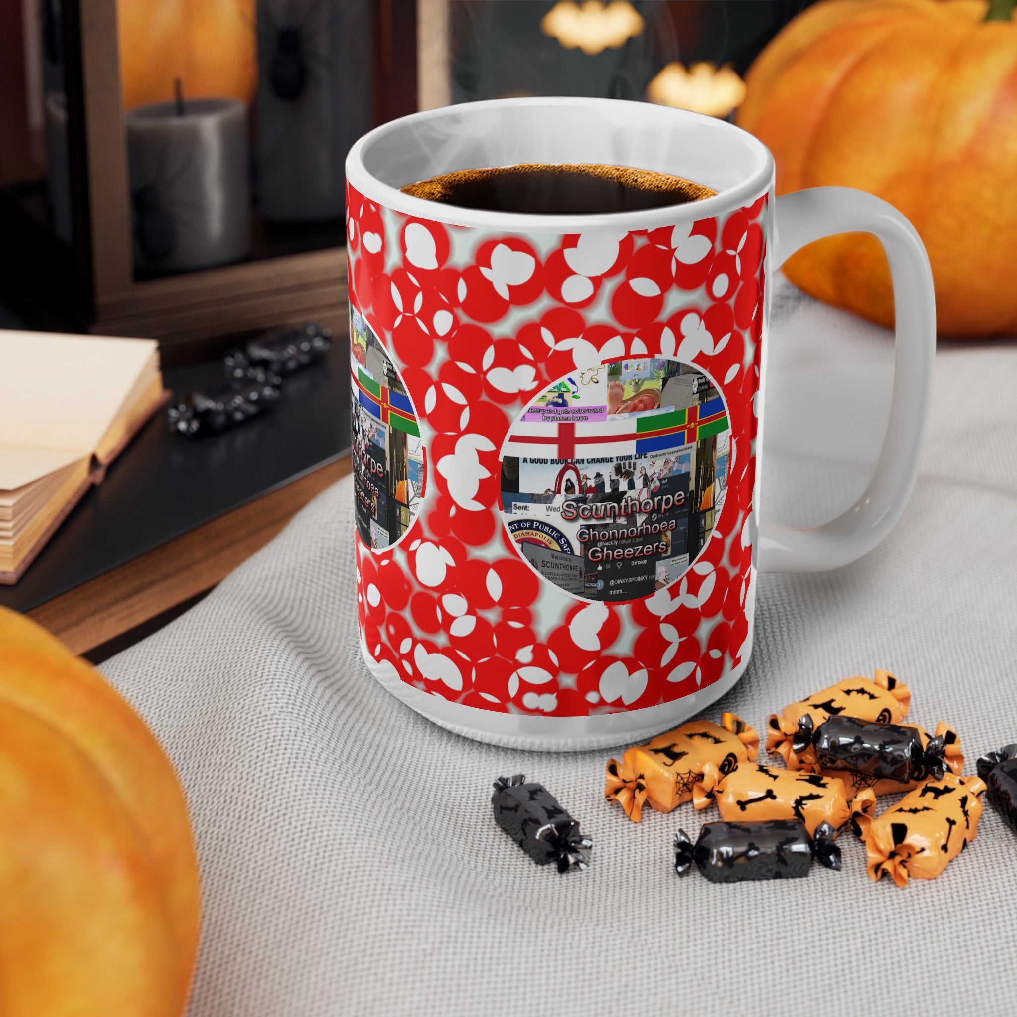 Scunthorpe Ghonorrhoea Gheezers 15oz White Mug
