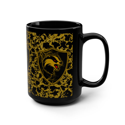 Honey Badgers 15oz Black Mug