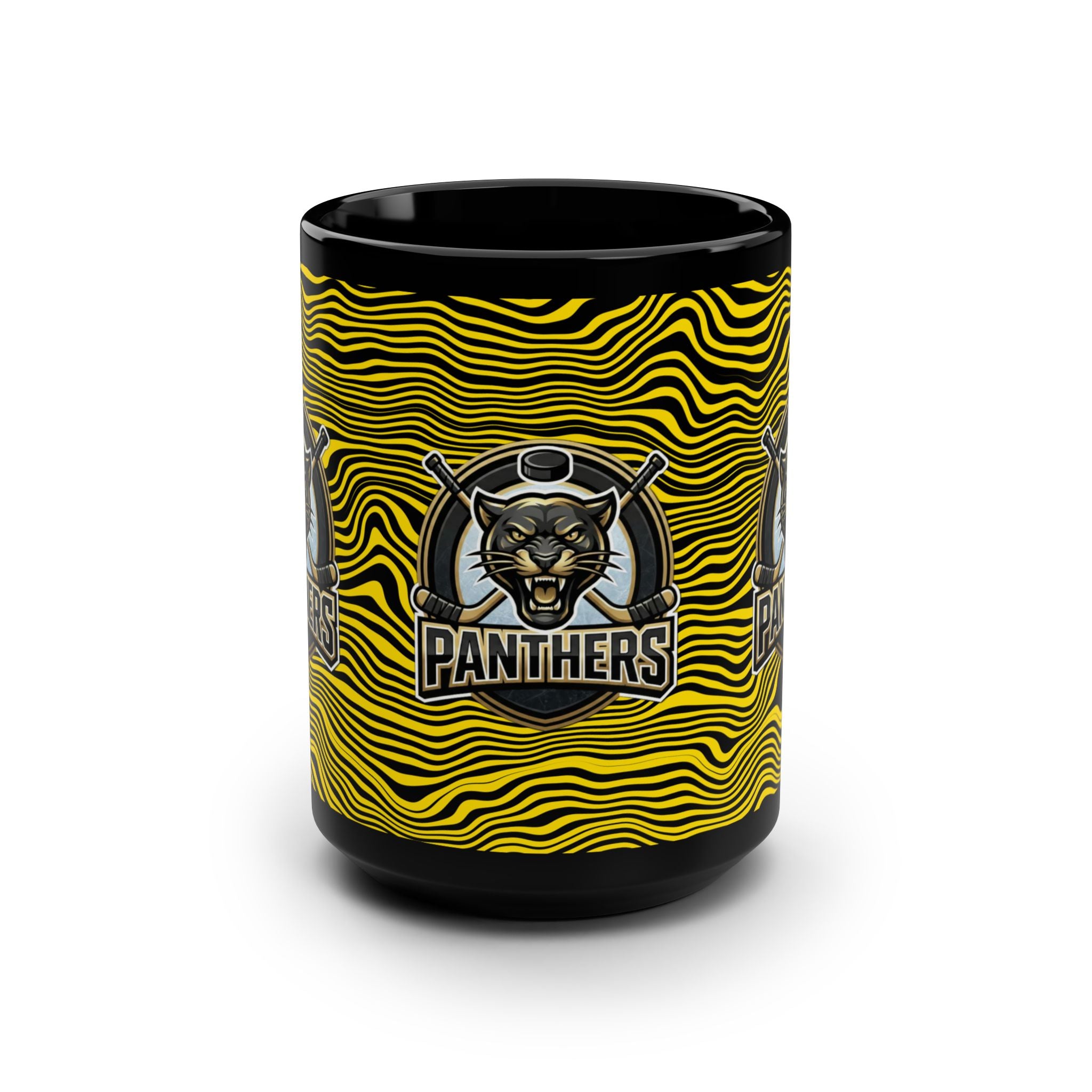 Panthers 15oz Black Mug