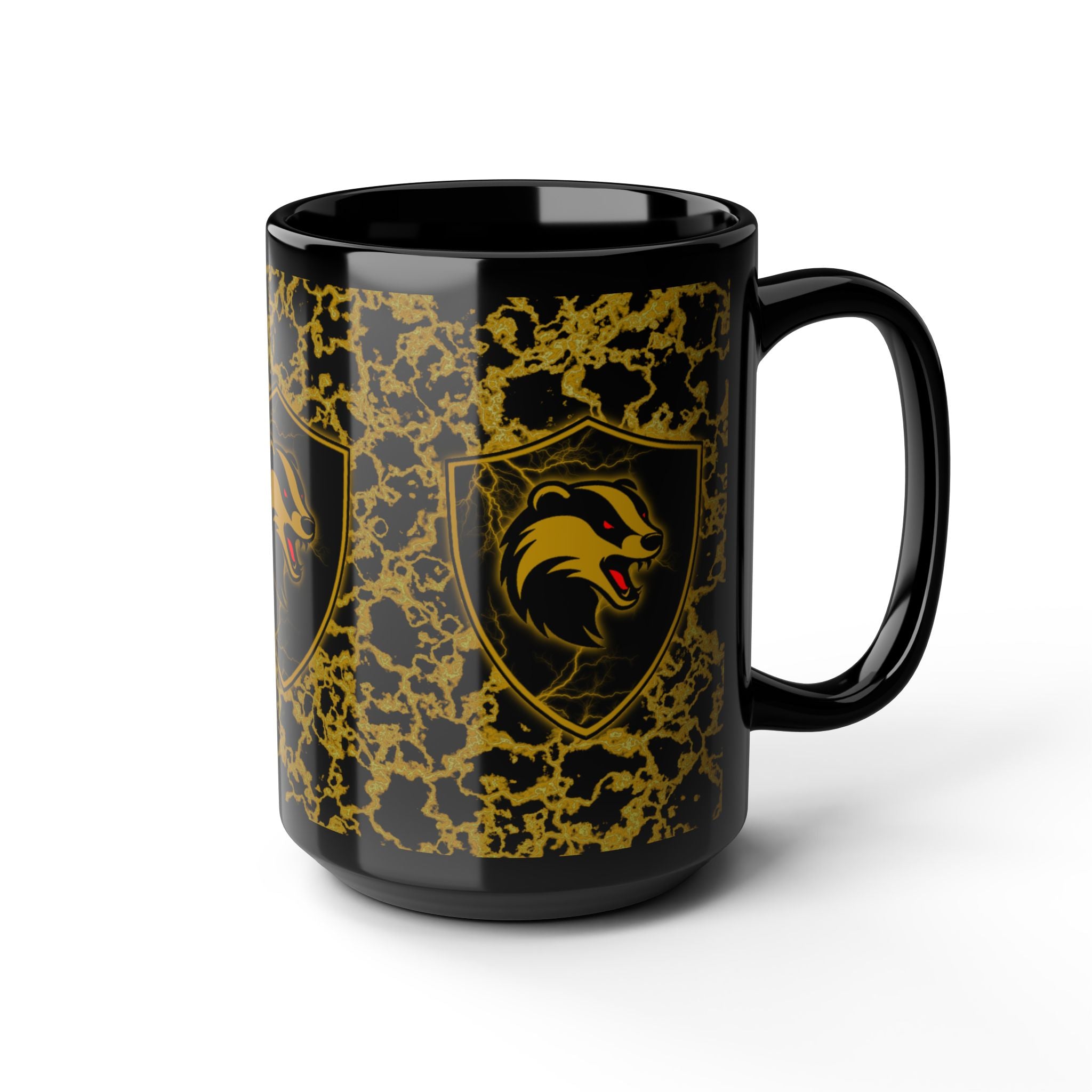 Honey Badgers 15oz Black Mug