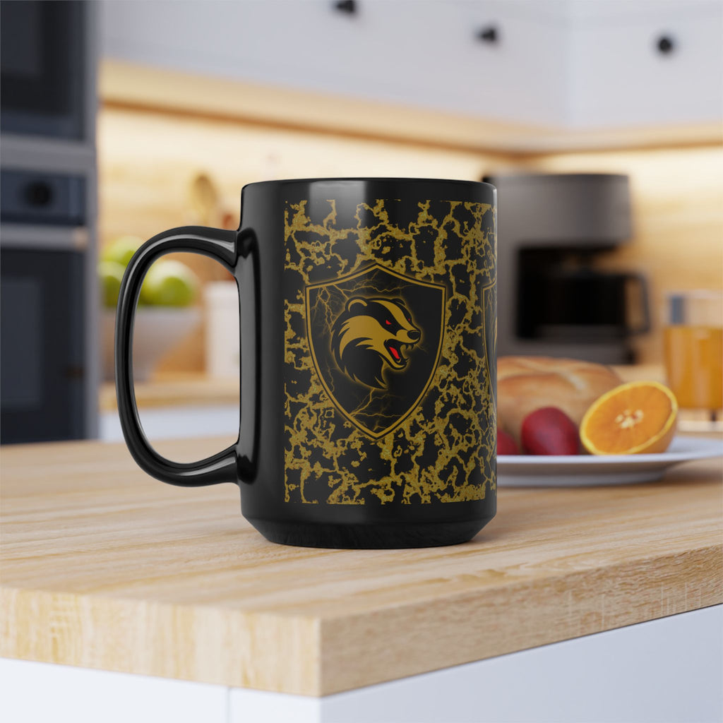 Honey Badgers 15oz Black Mug