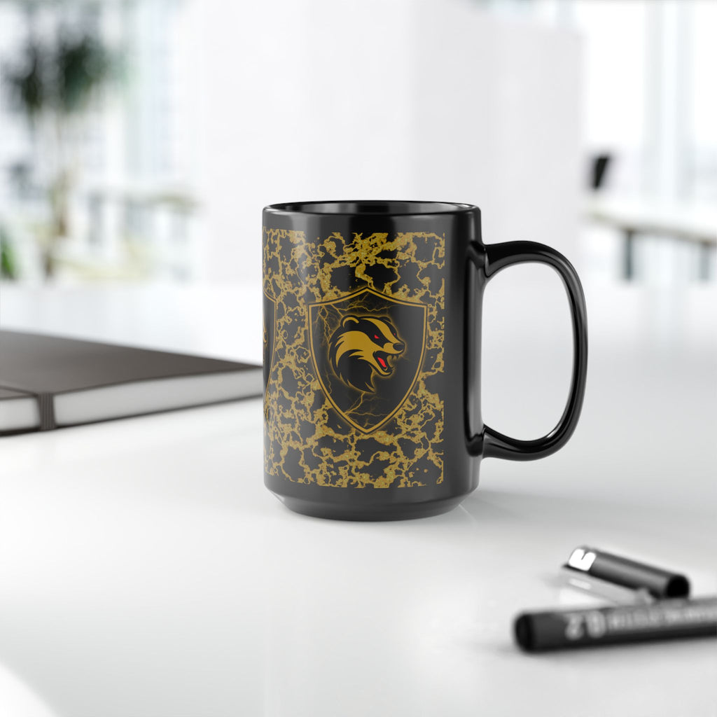 Honey Badgers 15oz Black Mug
