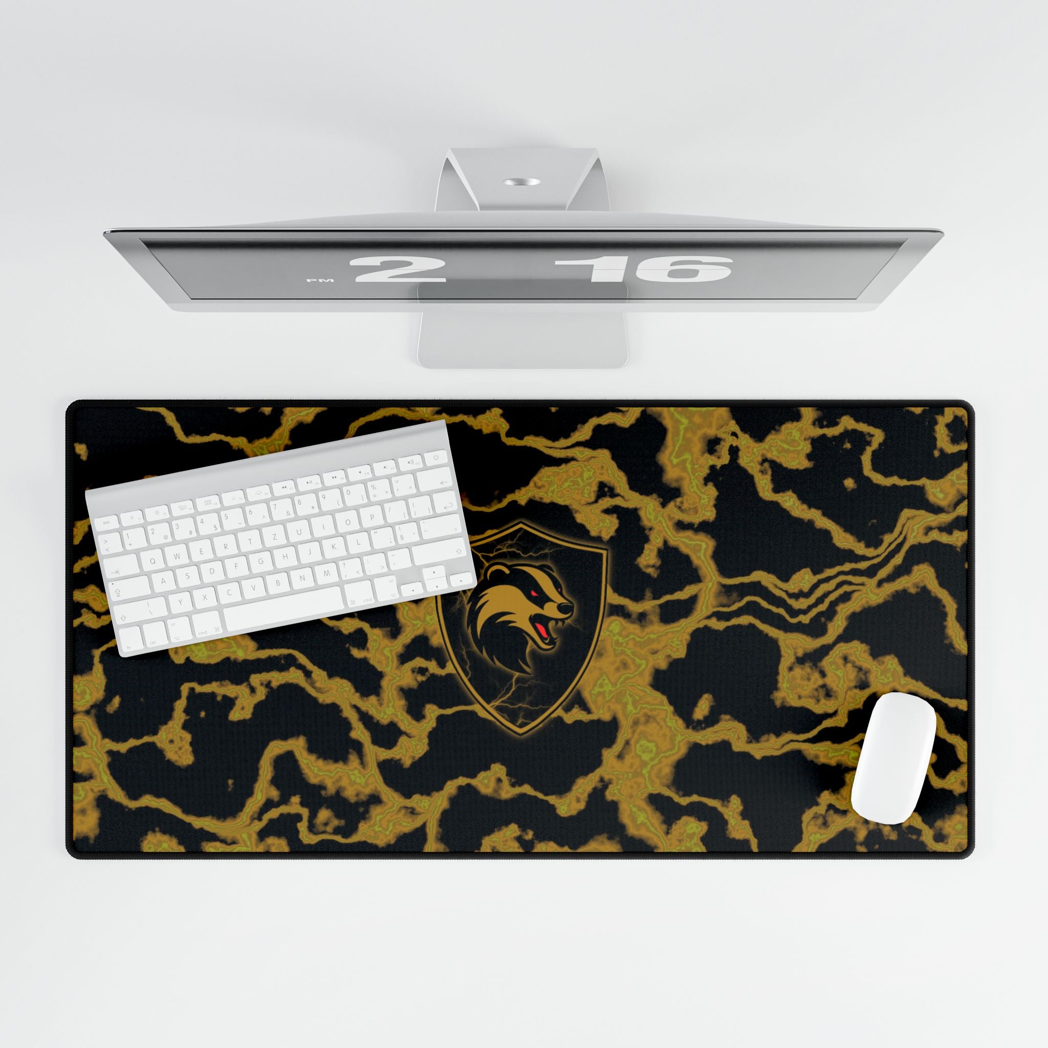 Large Honey Badgers Desk Mat 31.5" x 15.5"