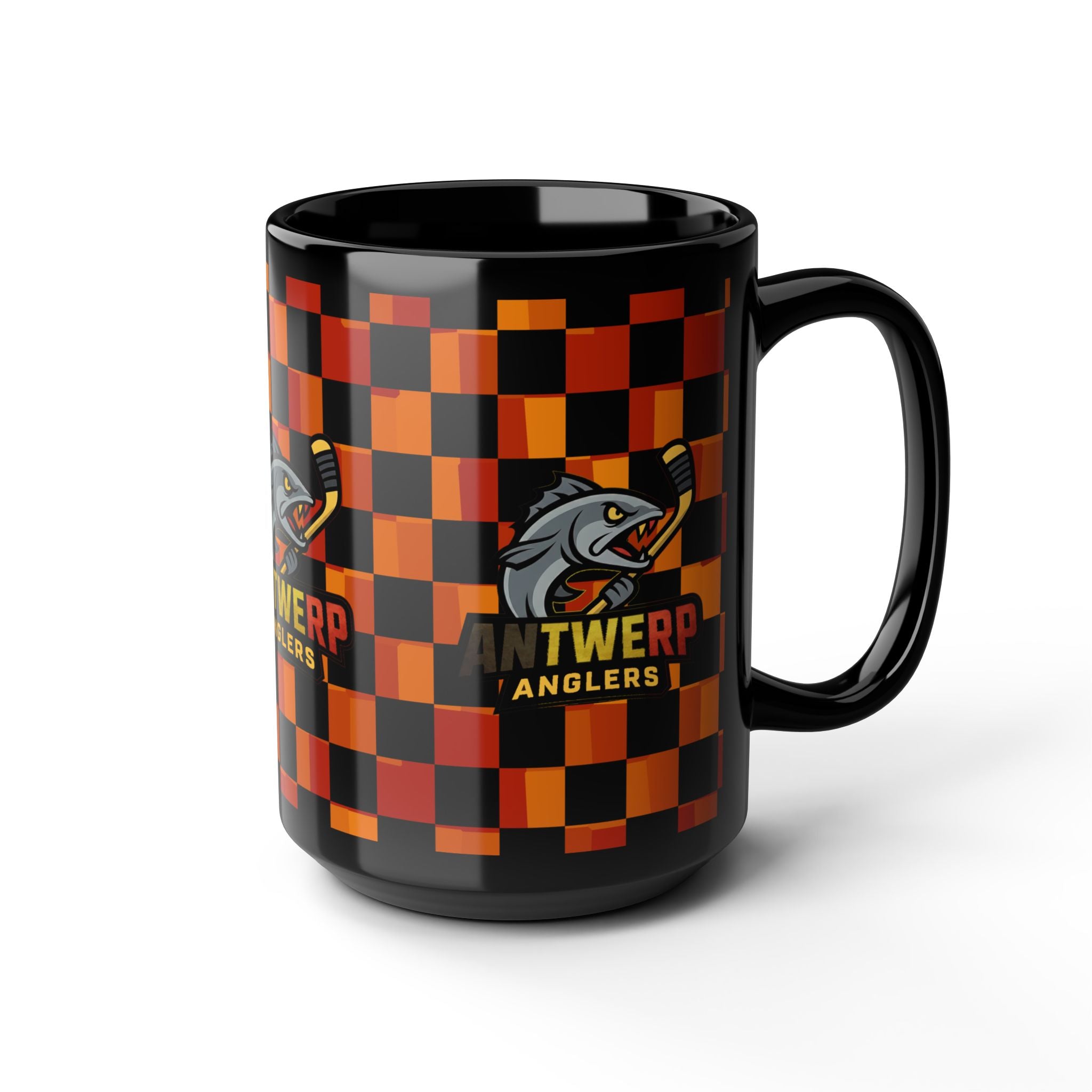 Antwerp Anglers 15oz Black Mug