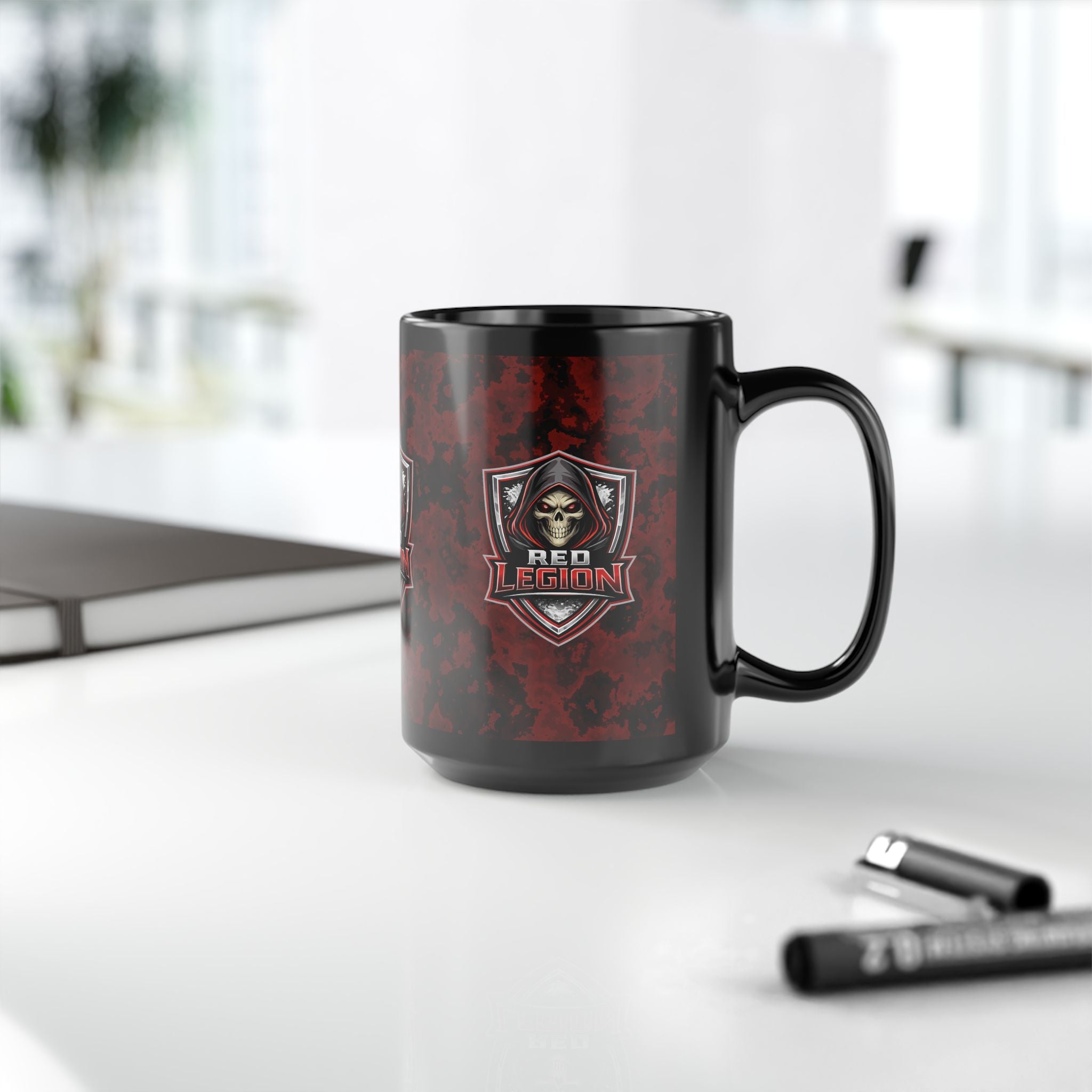 Red Legion 15oz Black Mug