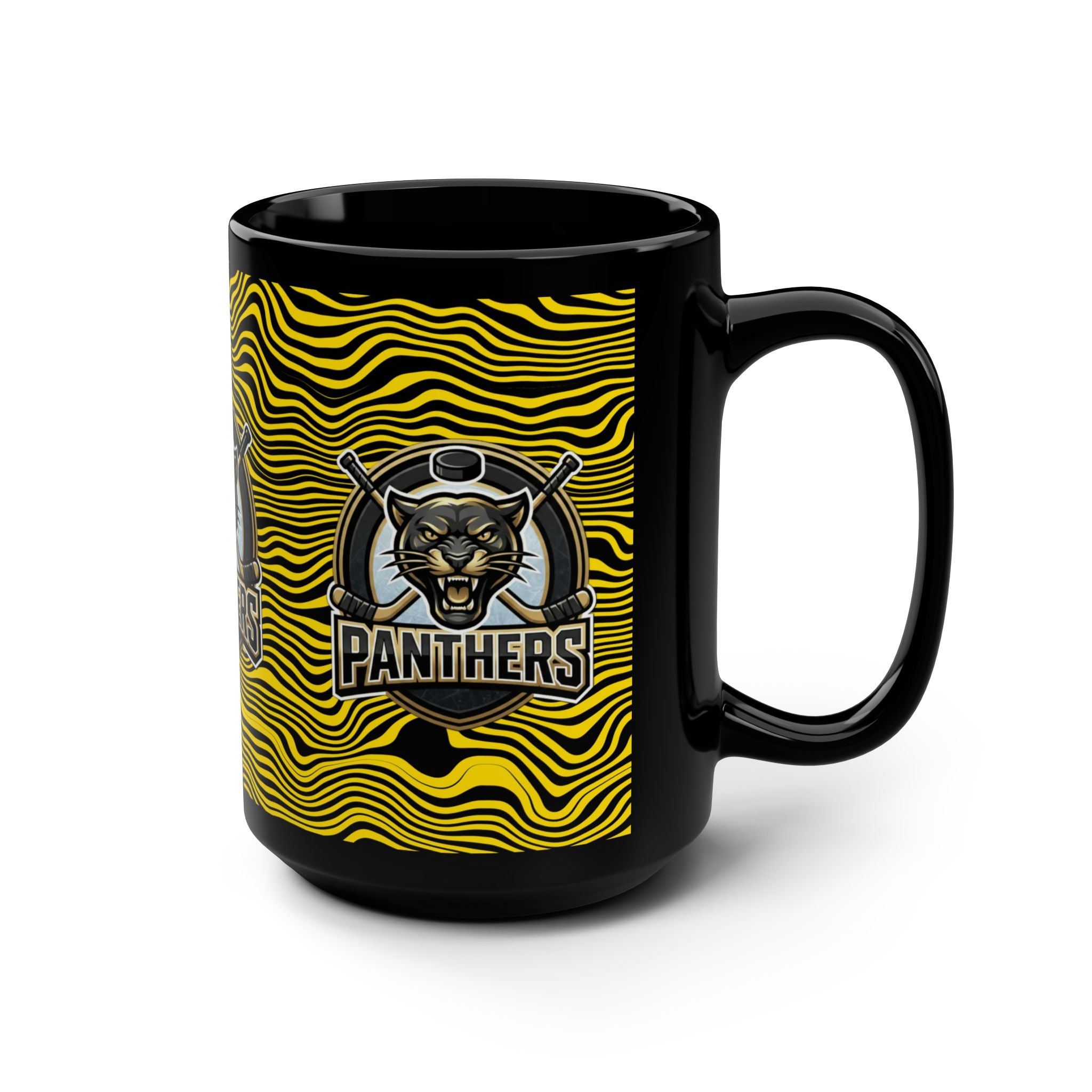 Panthers 15oz Black Mug