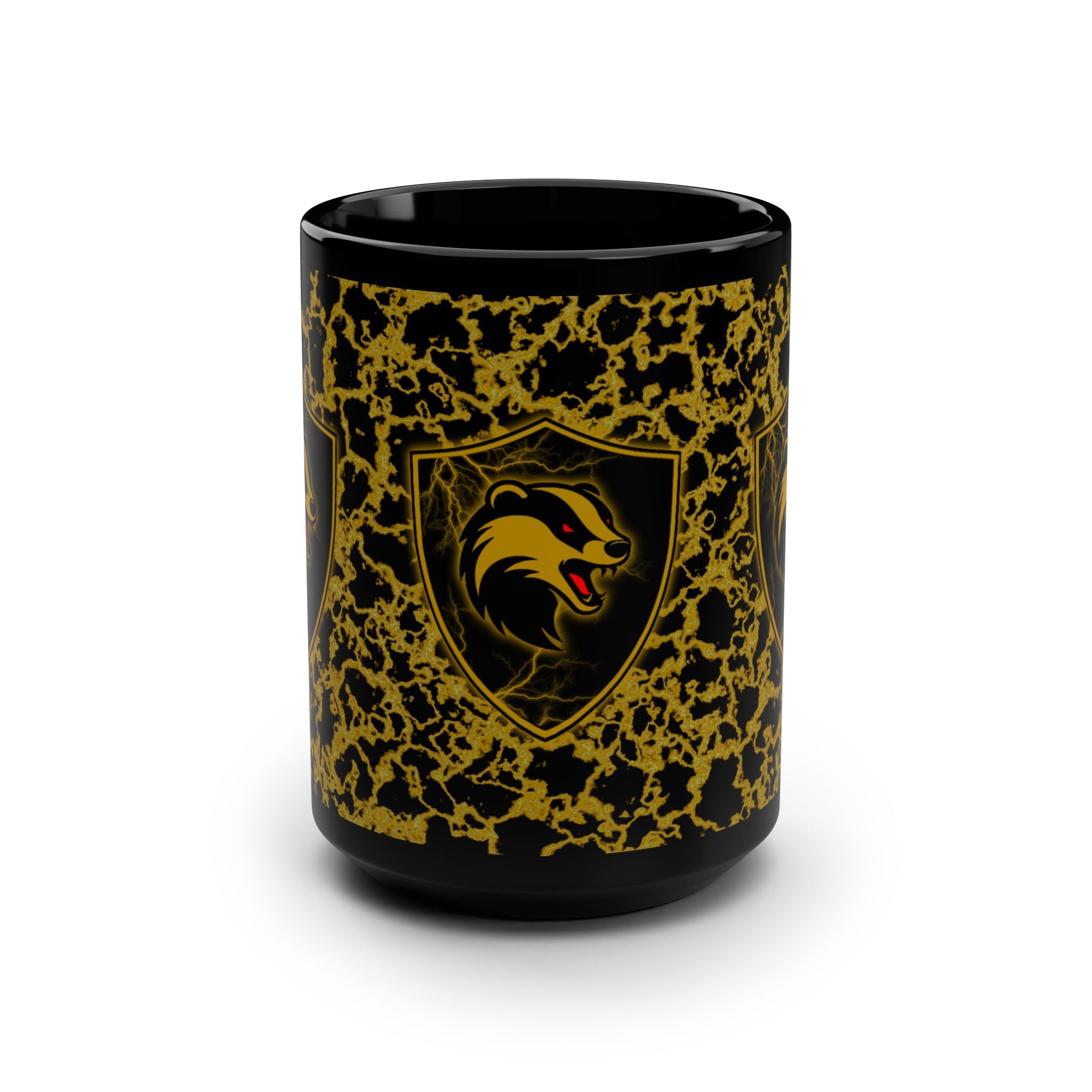 Honey Badgers 15oz Black Mug