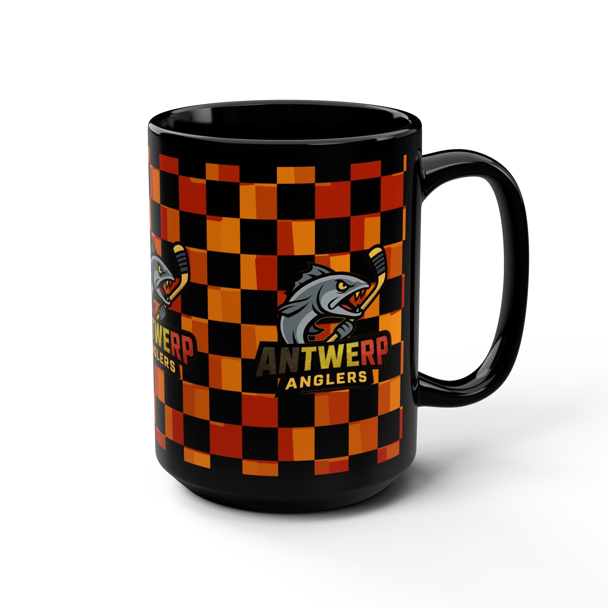 Antwerp Anglers 15oz Black Mug