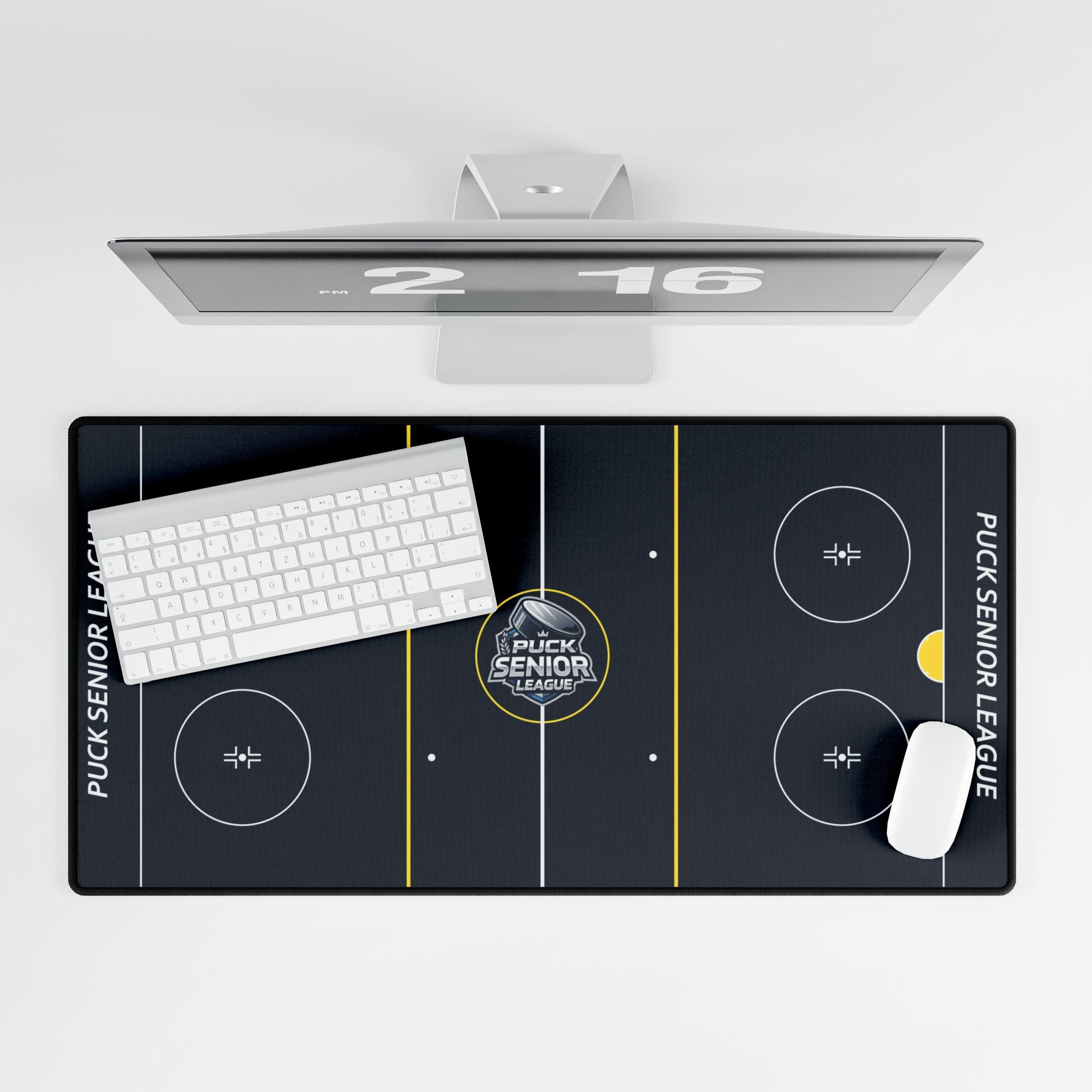 Large PSL Rink (Navy) Desk Mat 31.5" x 15.5"