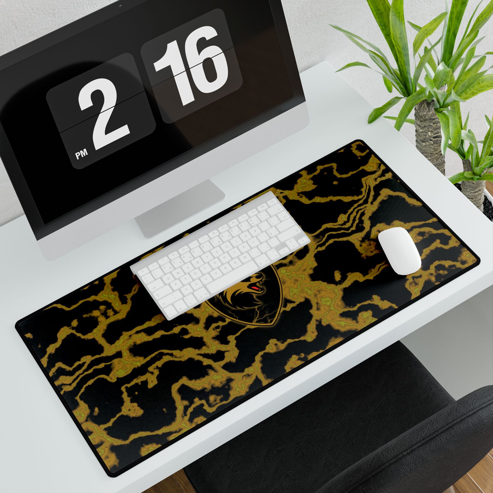Large Honey Badgers Desk Mat 31.5" x 15.5"