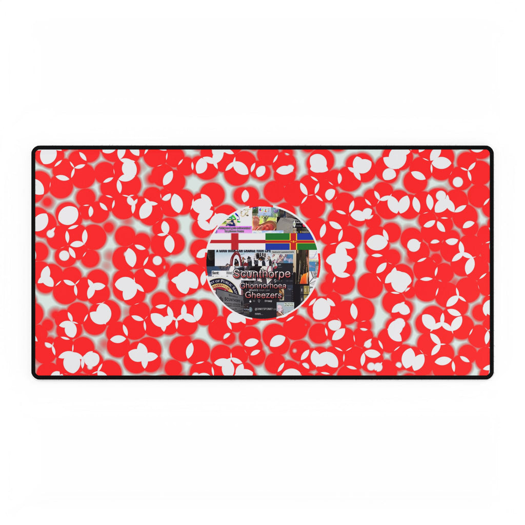 Large Scunthorpe Ghonorrhoea Gheezers Desk Mat 31.5" x 15.5"