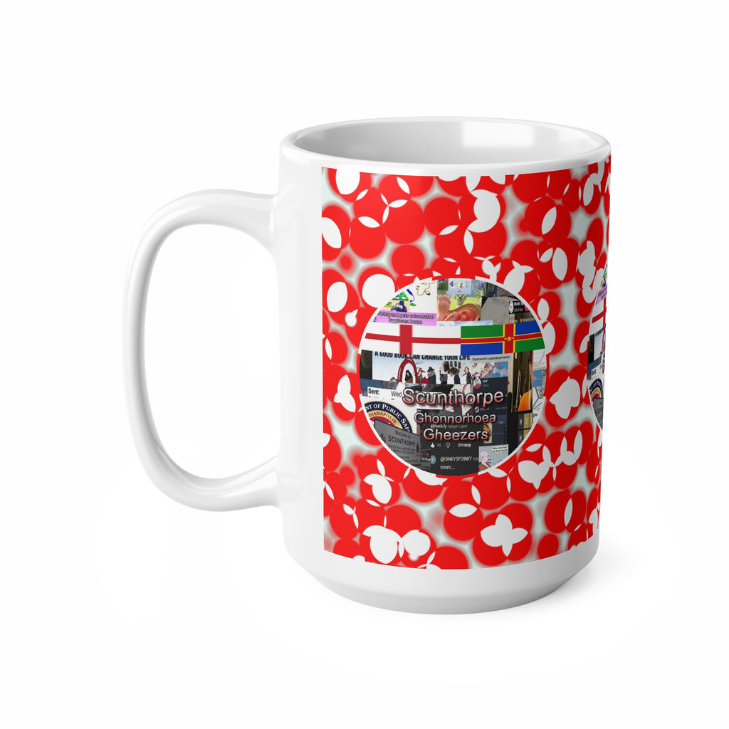 Scunthorpe Ghonorrhoea Gheezers 15oz White Mug